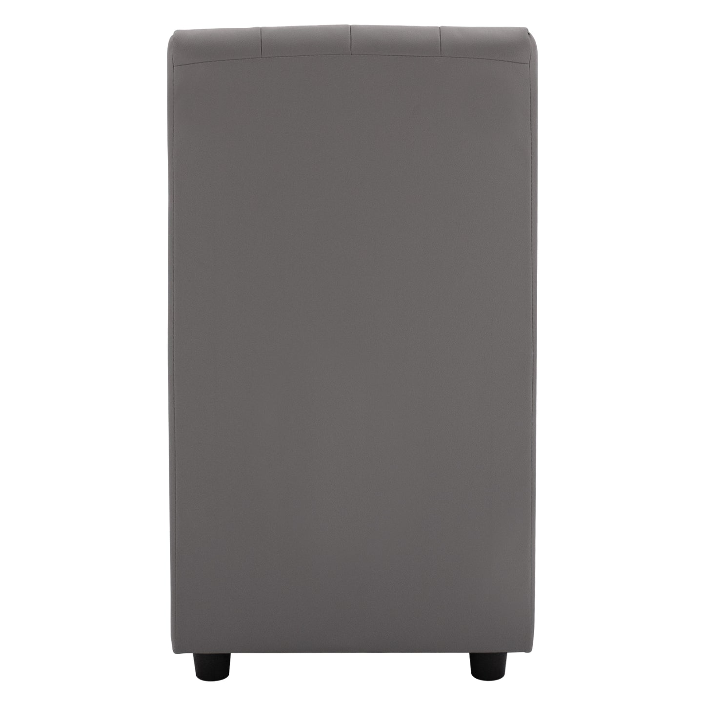 Armchair Landon HM3162.10, Grey PU, 51x66x93 cm.