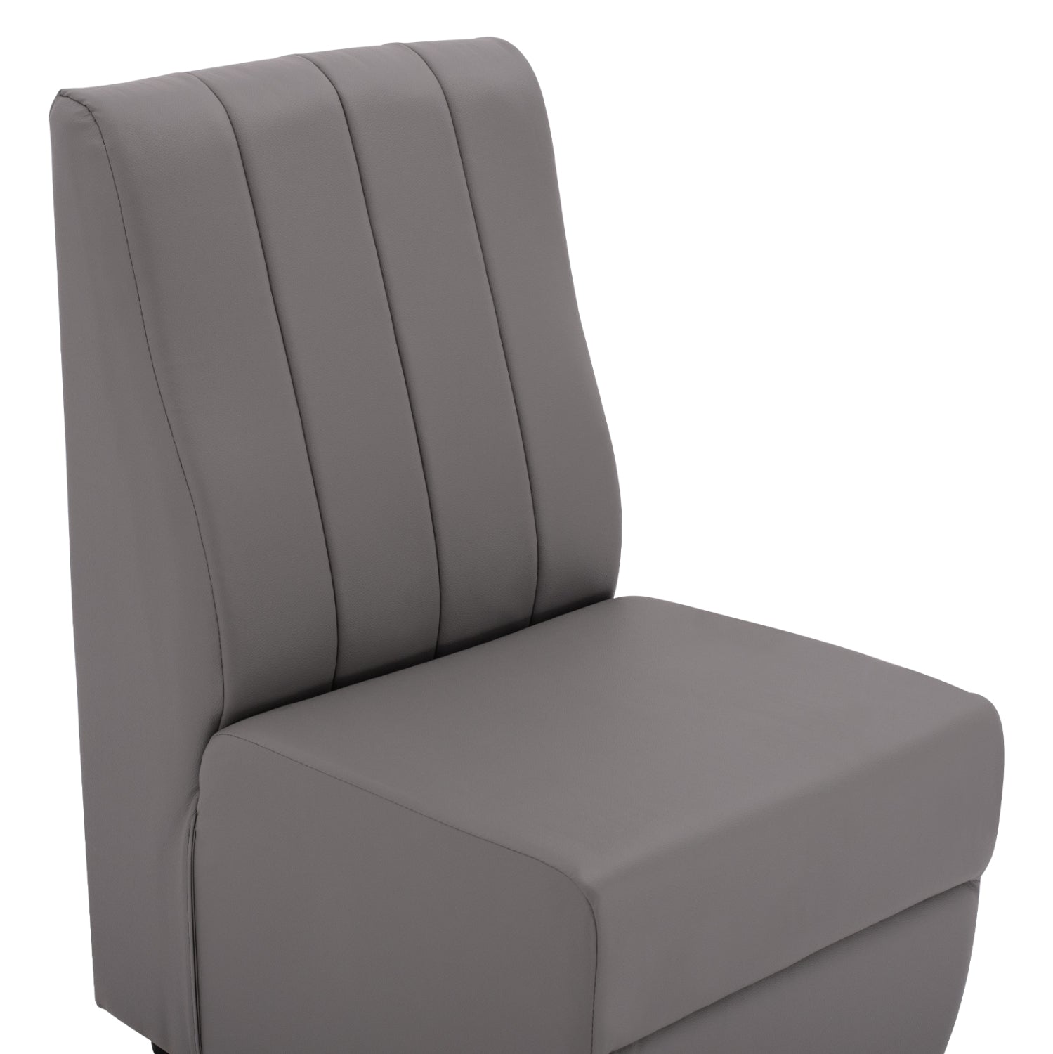 Armchair Landon HM3162.10, Grey PU, 51x66x93 cm.