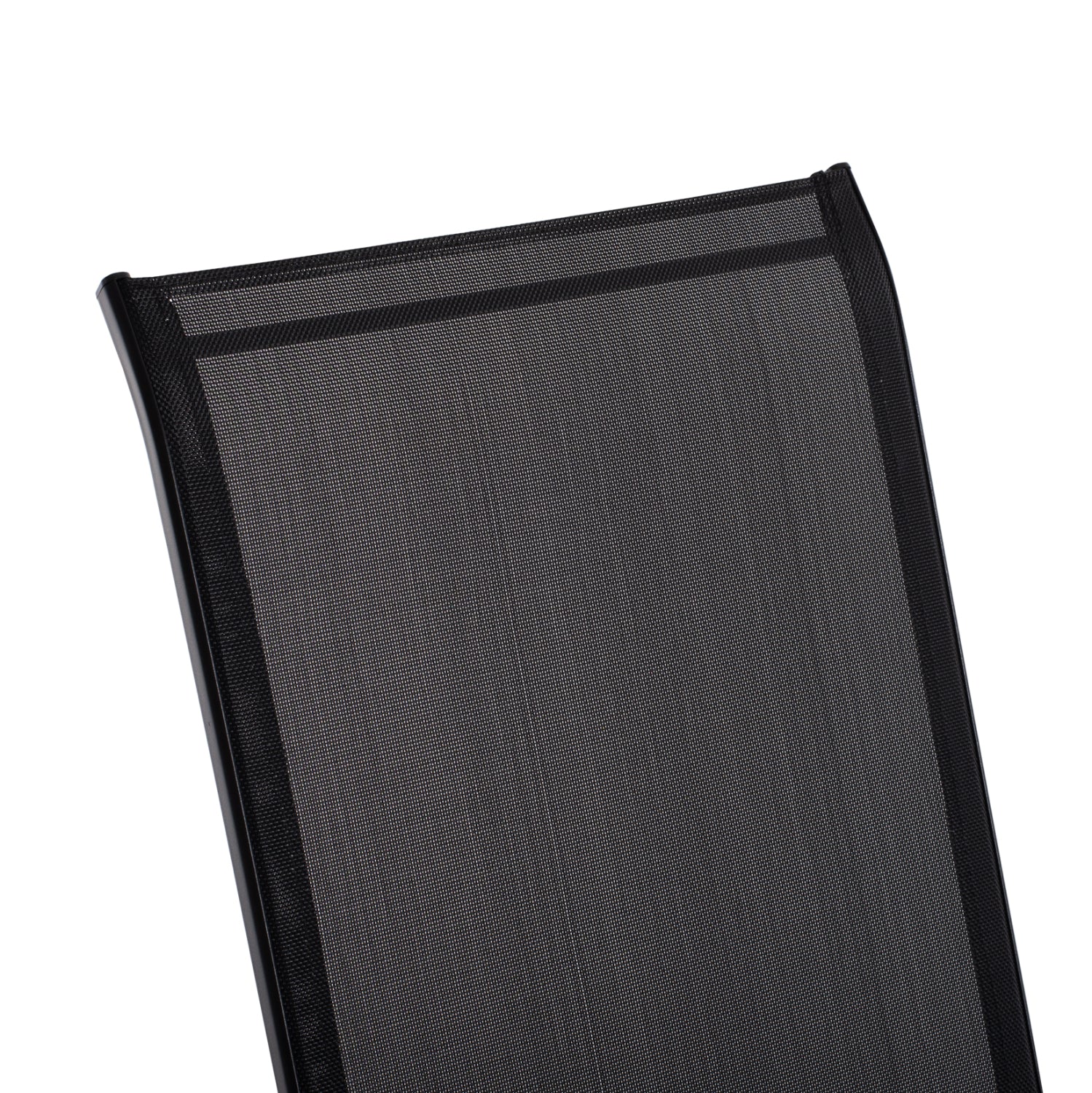 OUTDOOR ARMCHAIR LEON HM5000.03 BLACK METAL-BLACK TEXTILENE 55x77x95Hcm.