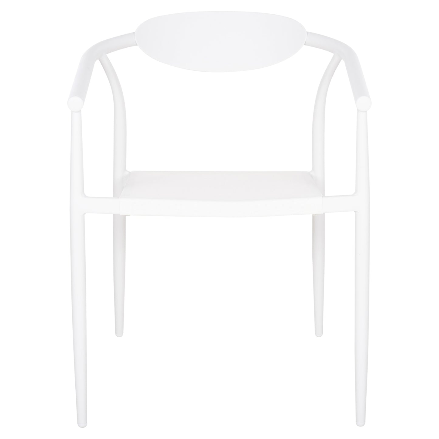 ARMCHAIR SERLY HM6052.01 WHITE ALUMINUM-WHITE TEXTILENE 56x61x74,5Hcm.