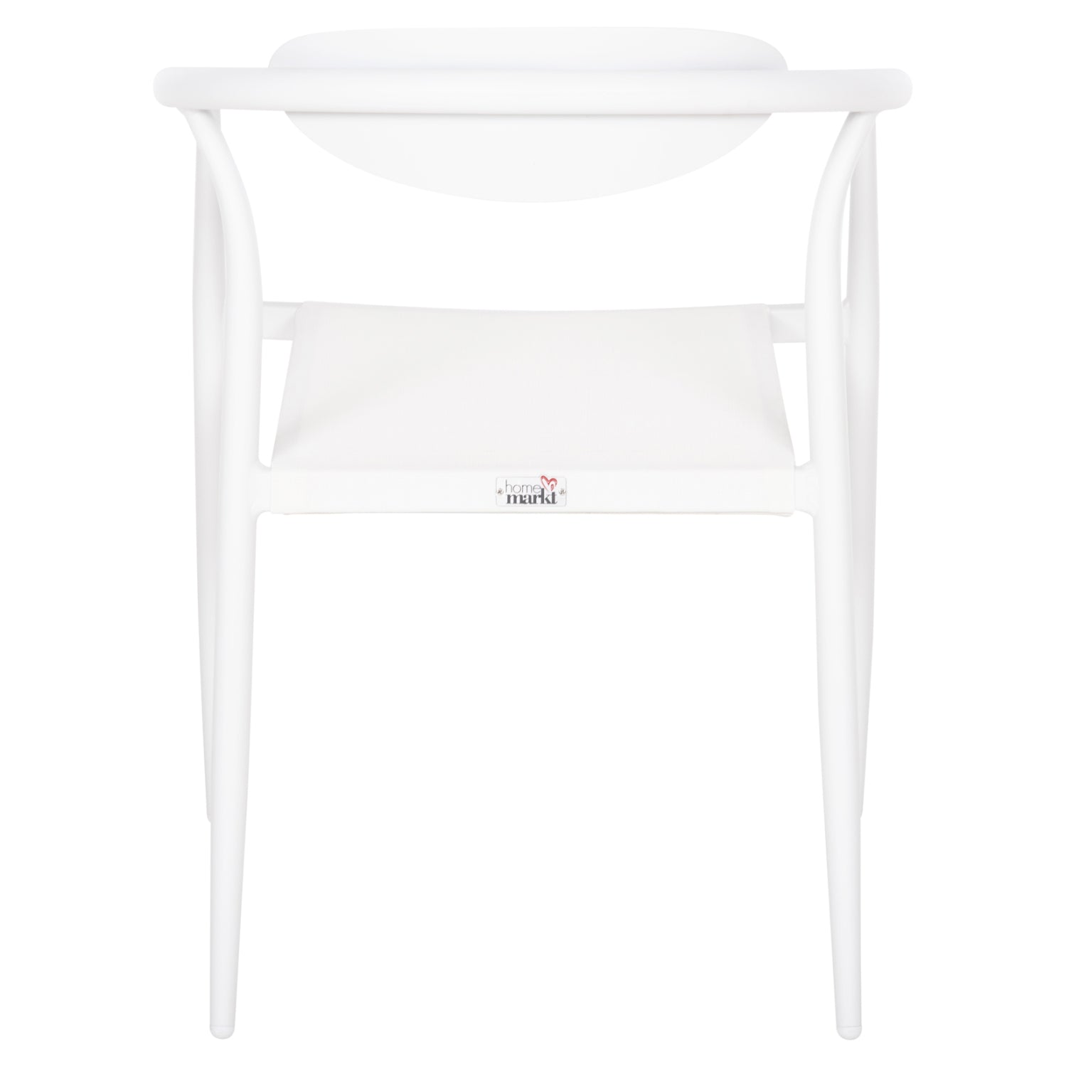 ARMCHAIR SERLY HM6052.01 WHITE ALUMINUM-WHITE TEXTILENE 56x61x74,5Hcm.