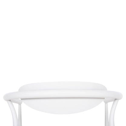 ARMCHAIR SERLY HM6052.01 WHITE ALUMINUM-WHITE TEXTILENE 56x61x74,5Hcm.