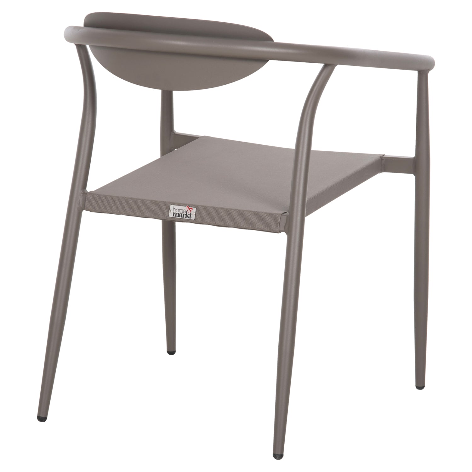 ARMCHAIR SERLY HM6052.04 CHAMPAGNE ALUMINUM-CHAMPAGNE TEXTILENE 56x61x74,5Hcm.