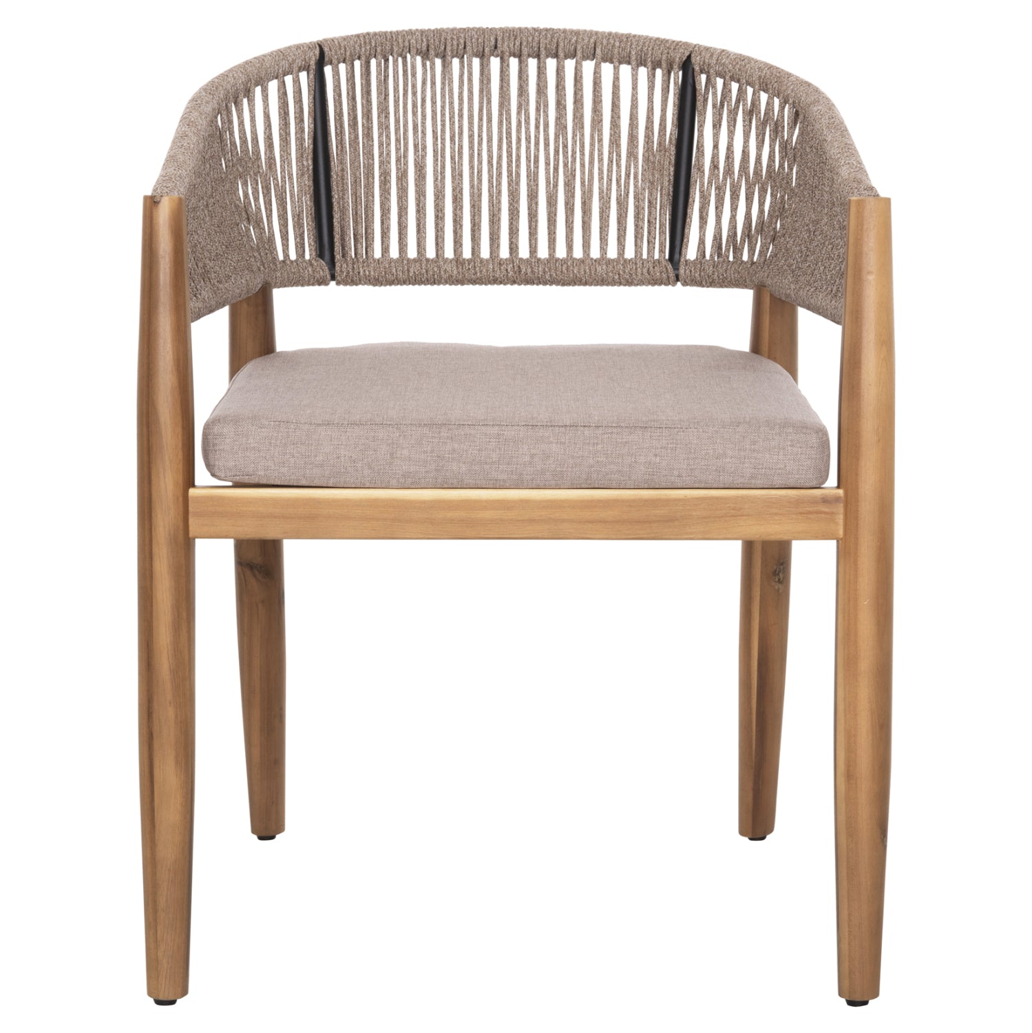 OUTDOOR DINING CHAIR NAVAN HM6135.02 ACACIA WOOD IN NATURAL-NYLON ROPE IN BEIGE 59x58x76Hcm.