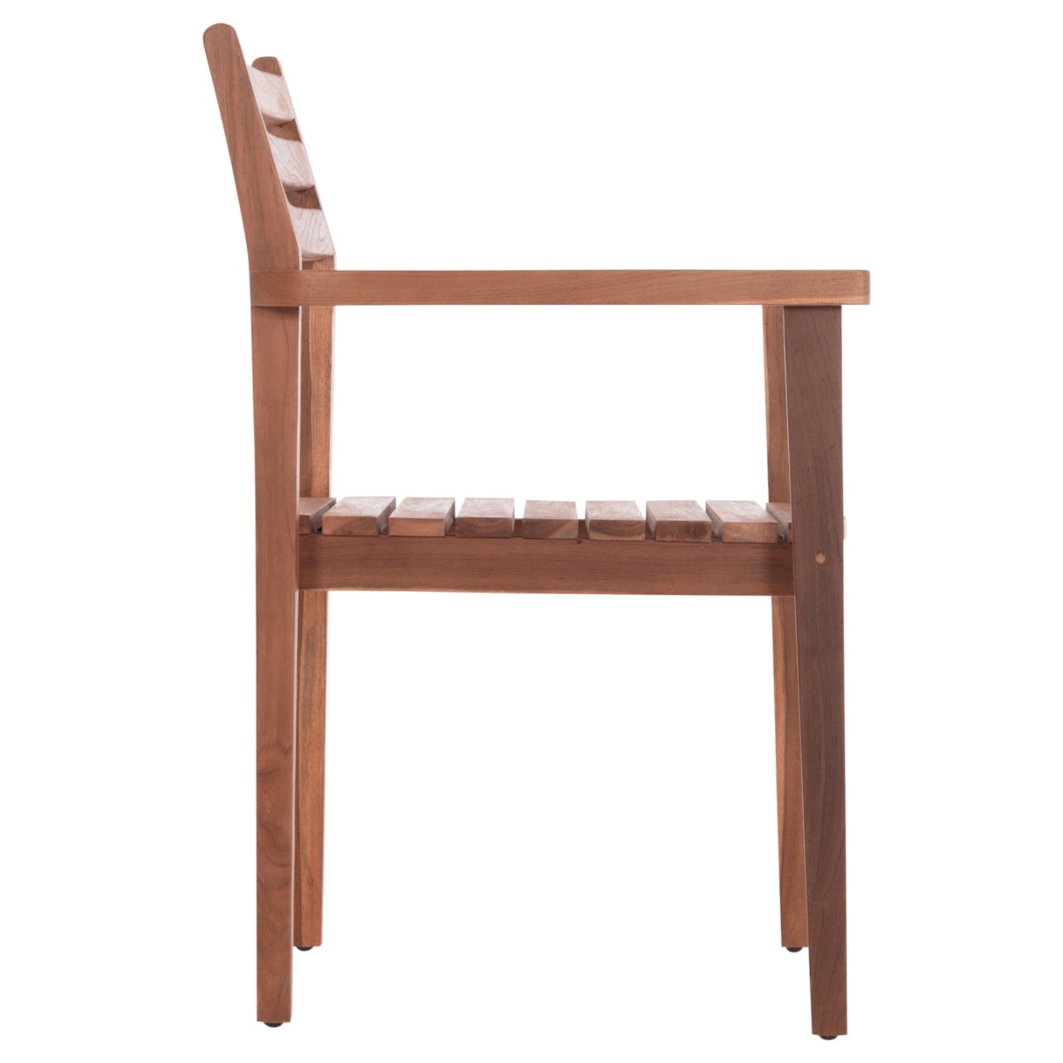 ARMCHAIR KEMPO HM6358 TEAK WOOD IN NATURAL--58x58.5x88Hcm.