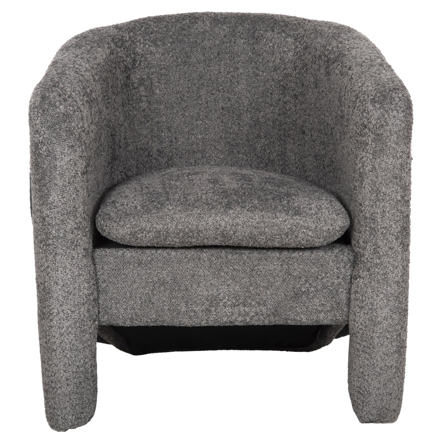 ARMCHAIR DOPER HM9590.01 BOUCLE FABRIC GREY-ANTHRACITE BLUE 68x72x76Hcm.