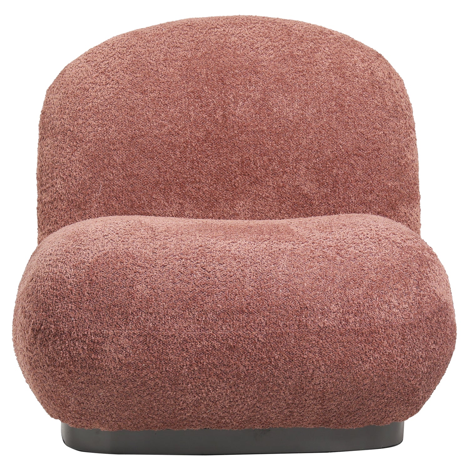ARMCHAIR BEANY HM9591.02 PINK BOUCLE FABRIC 85x82x77Hcm.
