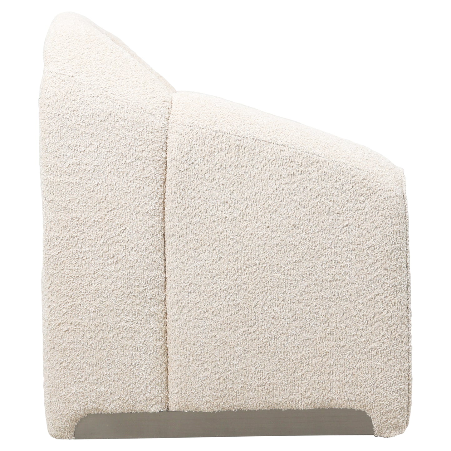 ARMCHAIR SPINER HM9599.06 ECRU BOUCLE FABRIC 81x64x74Hcm.