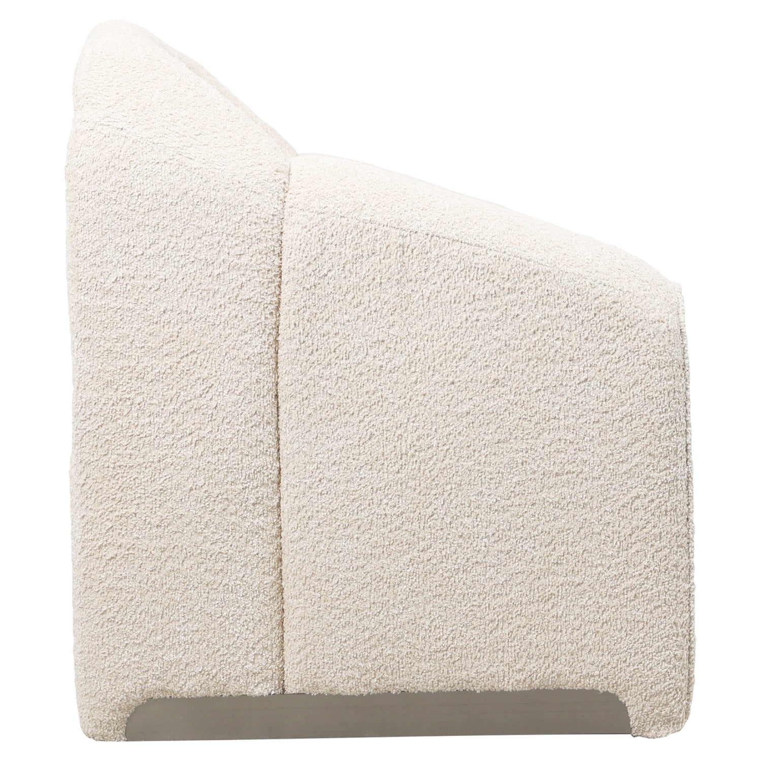 ARMCHAIR SPINER HM9599.06 ECRU BOUCLE FABRIC 81x64x74Hcm.
