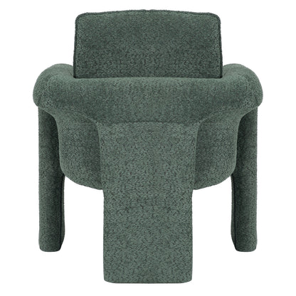 ARMCHAIR CRUSHER HM9681.06 MINT BOUCLE FABRIC-METAL FRAME 82x78x87Hcm.
