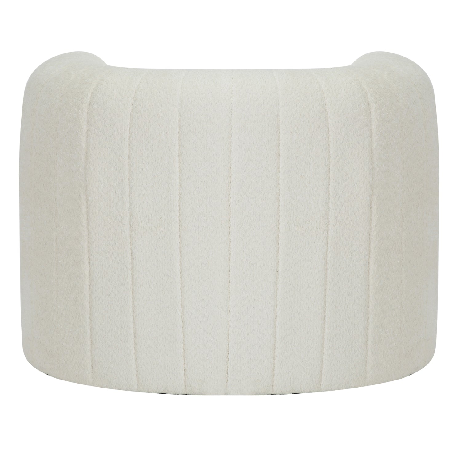 ARMCHAIR RIKER HM9682.04 METAL FRAME-WHITE BOUCLE FABRIC 92x74x69Hcm.