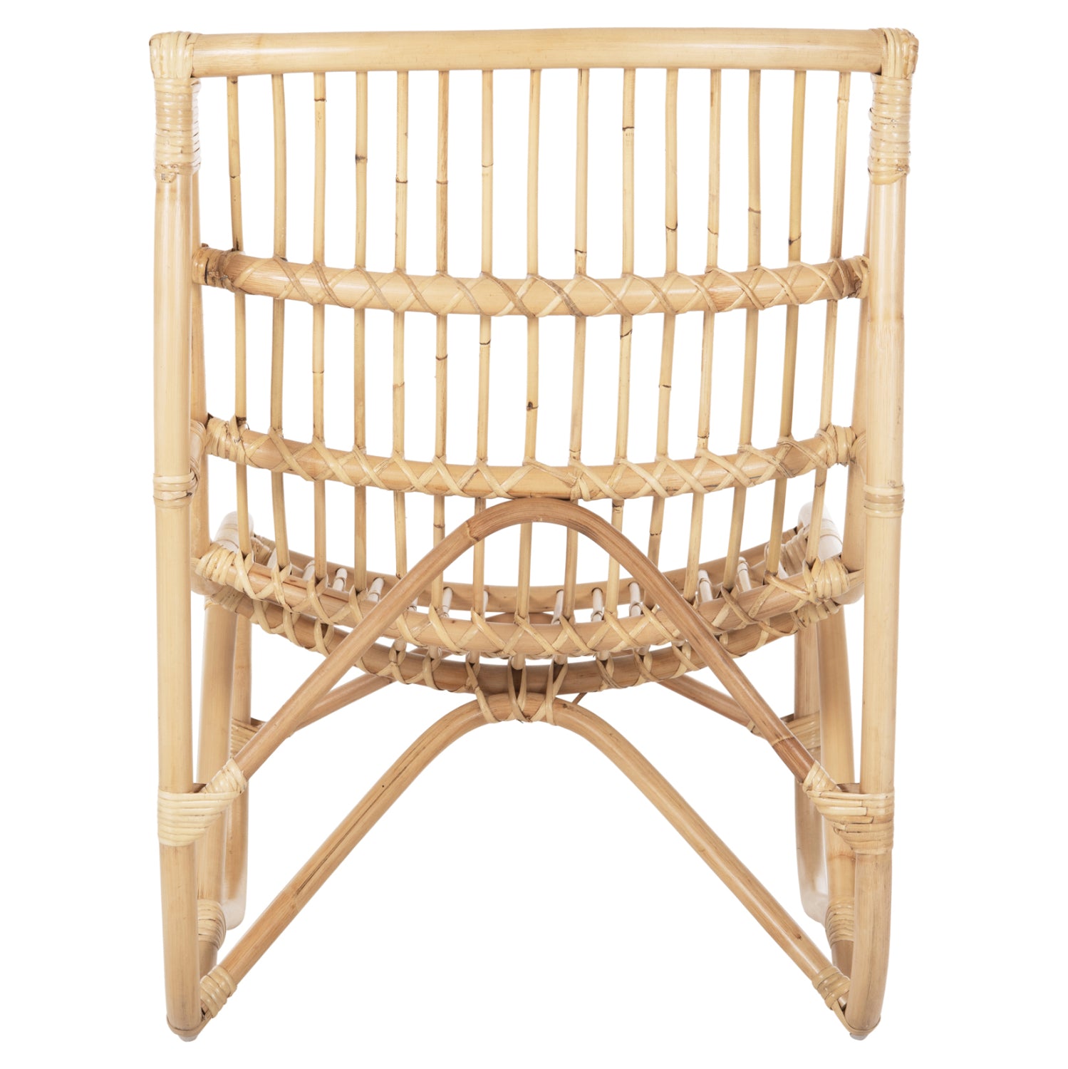 ARMCHAIR GRINN HM9815.01 RATTAN RODS IN NATURAL COLOR 56.5x73.5x79.5H cm.