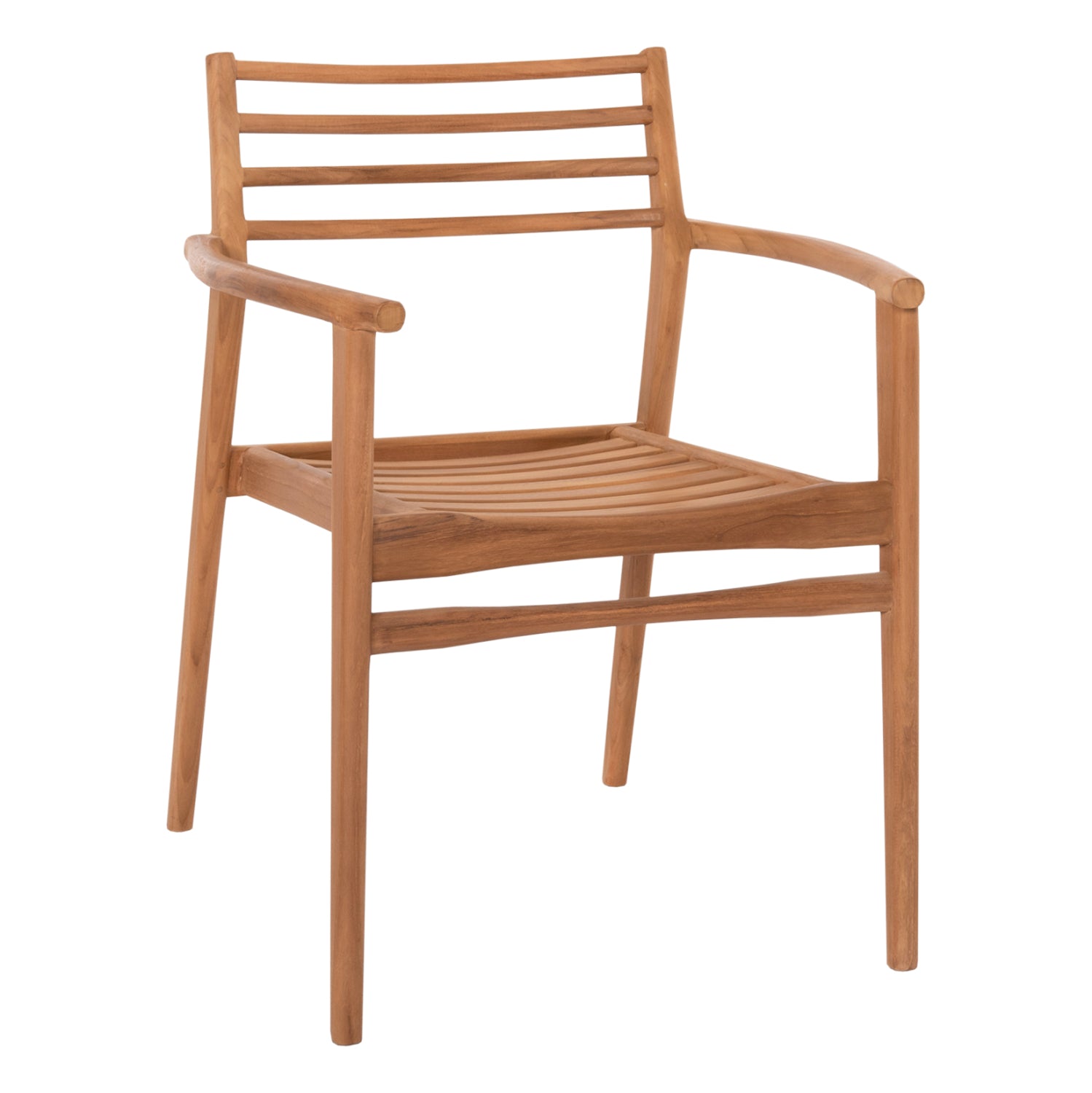 ARMCHAIR MOOSEN HM9936 SOLID TEAK WOOD IN NATURAL 59x60x78.5H