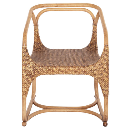 ARMCHAIR RELIK HM9955.02 NATURAL RATTAN-WALNUT COLOR 60x57x79Hcm.