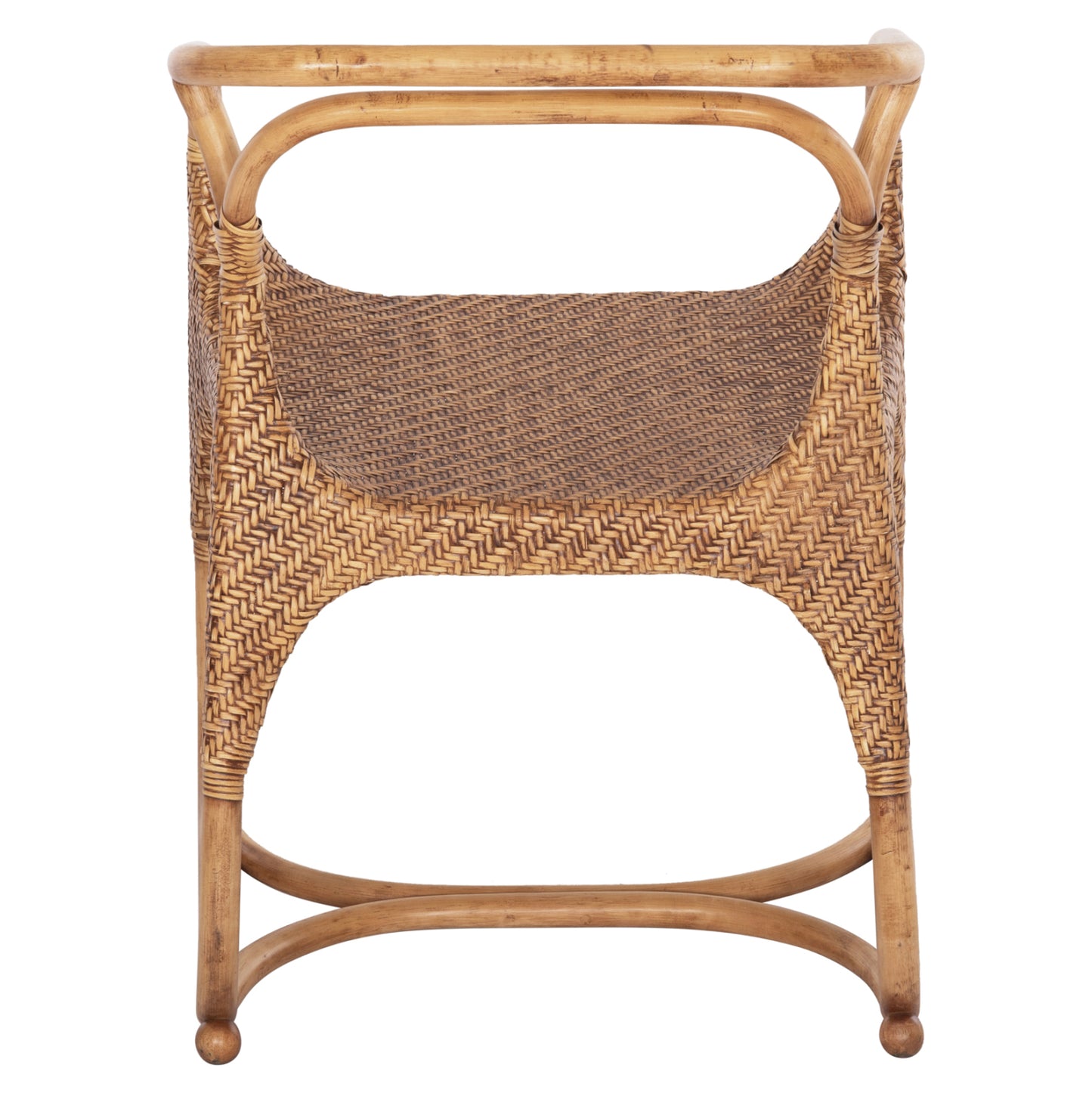 ARMCHAIR RELIK HM9955.02 NATURAL RATTAN-WALNUT COLOR 60x57x79Hcm.