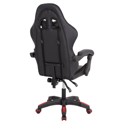 GAMING ARMCHAIR DARREN HM1203.01 BLACK-RED PVC 58.5x100x120Hcm.