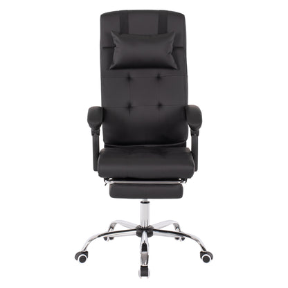 EXECUTIVE OFFICE CHAIR HM1057.11 BLACK WITH FOLDING FOOTREST 58x71x128Hcm.