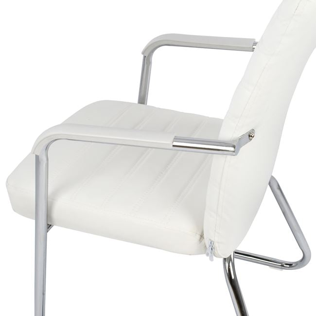 Conference chair HM1021.02 White 55,5x67,5x94 cm