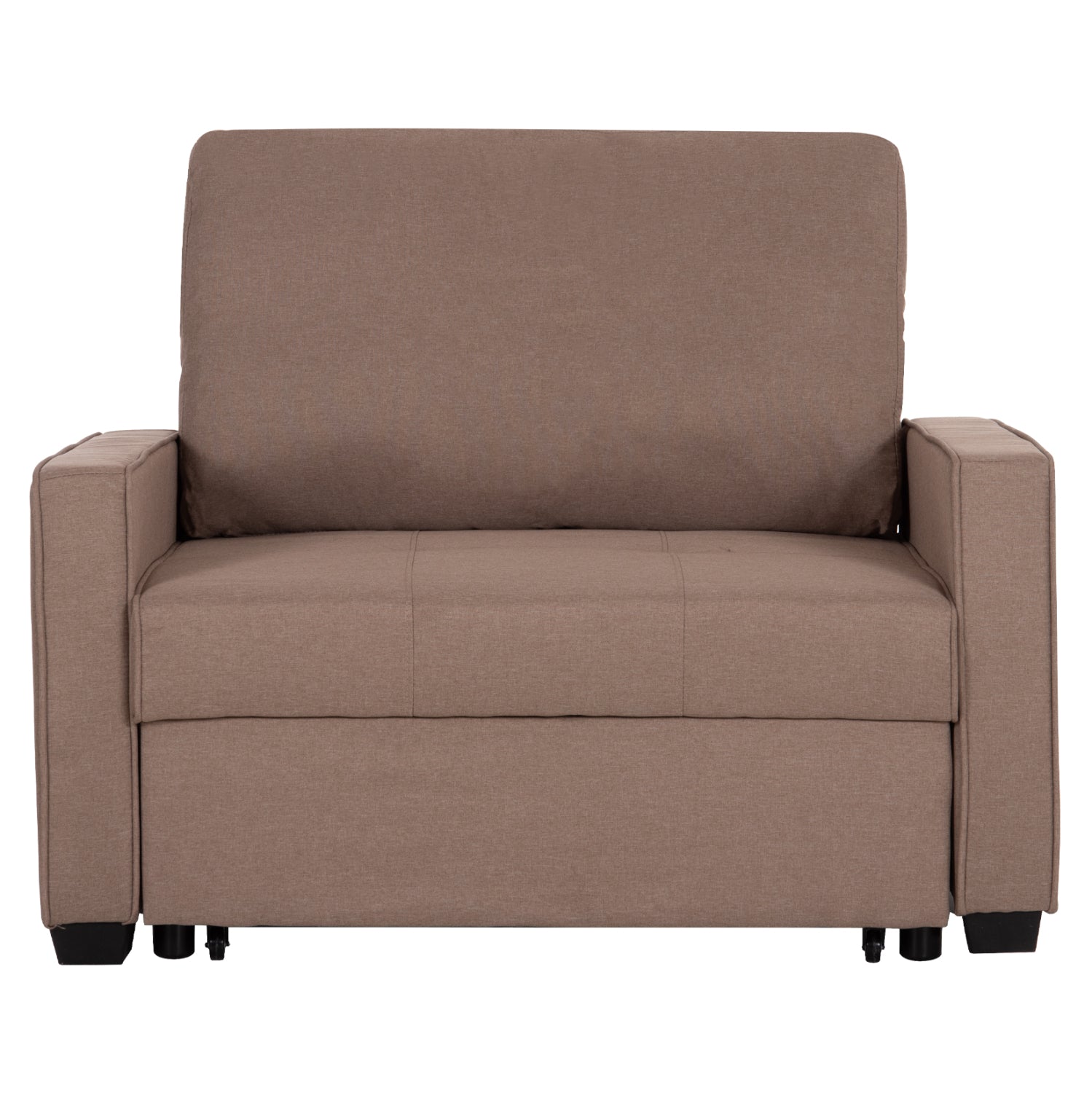 ARMCHAIR-BED KANNA HM3083.02 BEIGE FABRIC 113x92x87Hcm