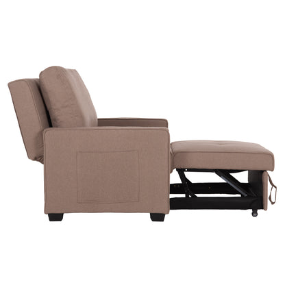 ARMCHAIR-BED KANNA HM3083.02 BEIGE FABRIC 113x92x87Hcm