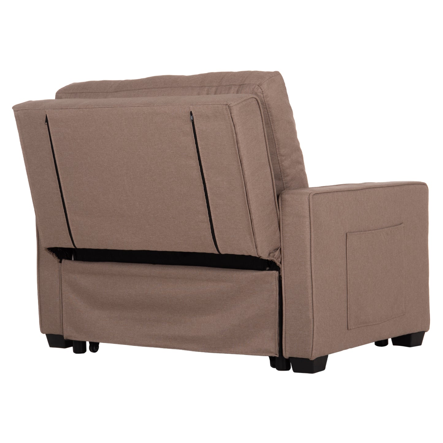 ARMCHAIR-BED KANNA HM3083.02 BEIGE FABRIC 113x92x87Hcm
