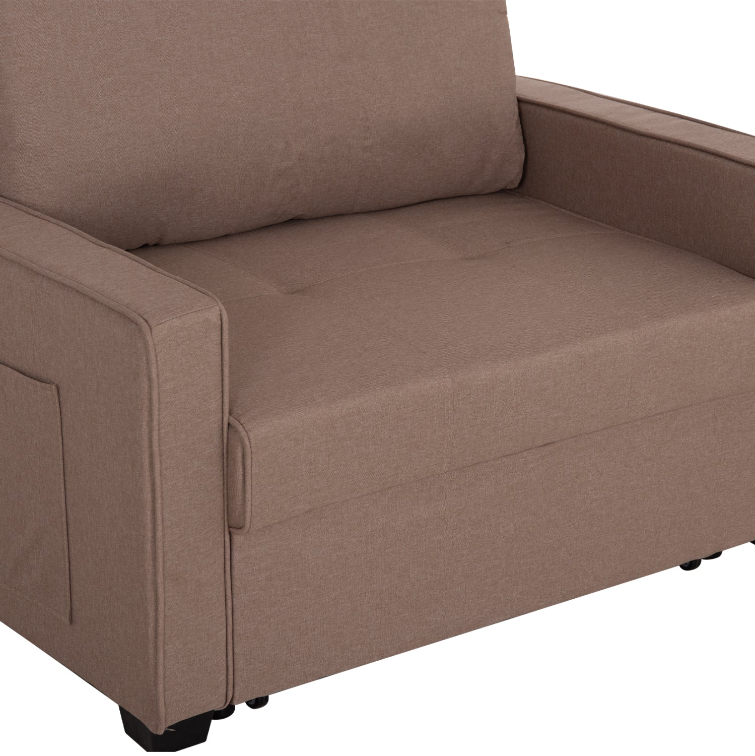 ARMCHAIR-BED KANNA HM3083.02 BEIGE FABRIC 113x92x87Hcm