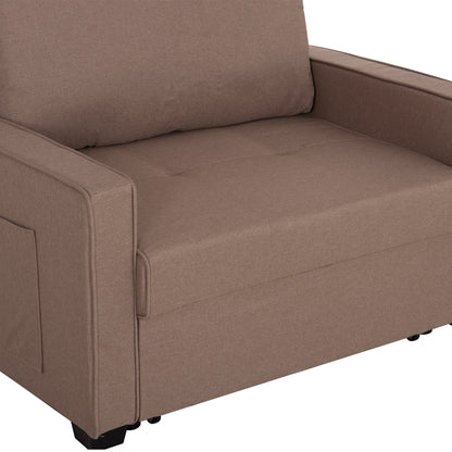 ARMCHAIR-BED KANNA HM3083.02 BEIGE FABRIC 113x92x87Hcm