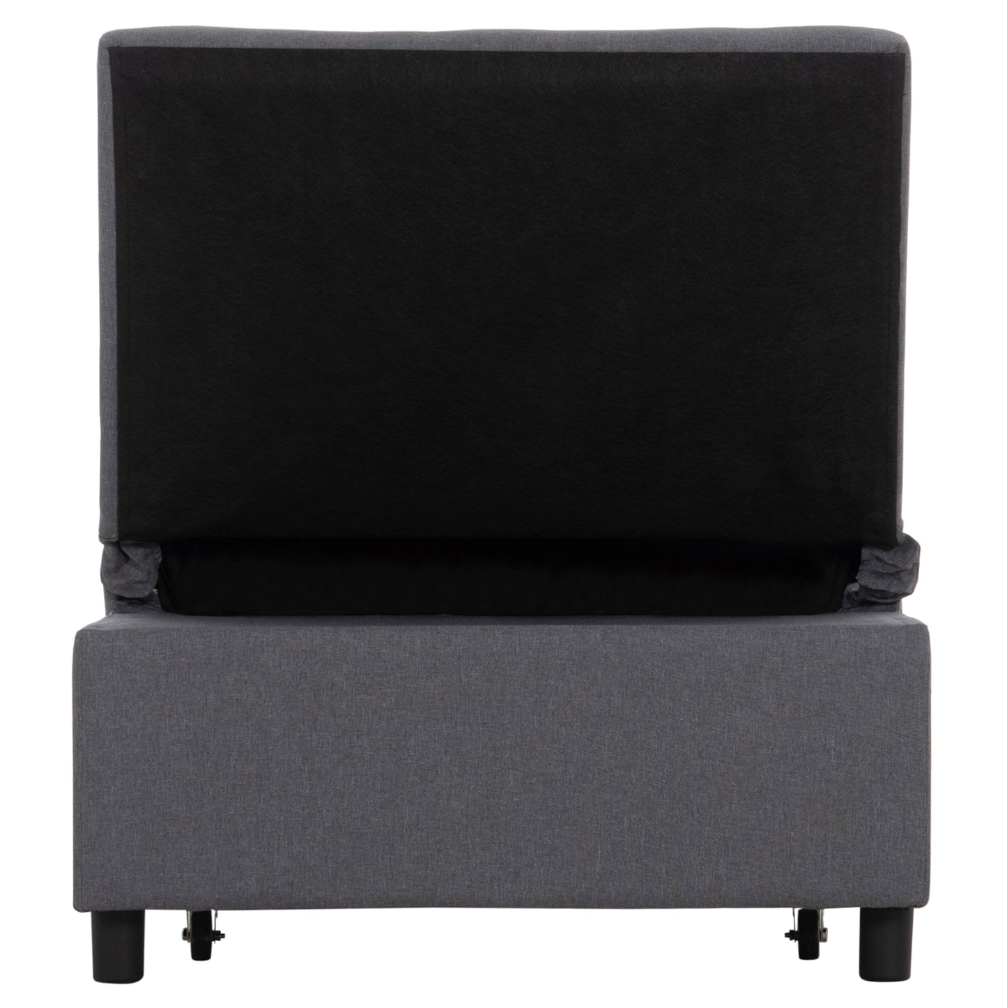 LOUNGE CHAIR-BED LIBRE HM3295.01 GREY FABRIC 75x106x87Hcm.