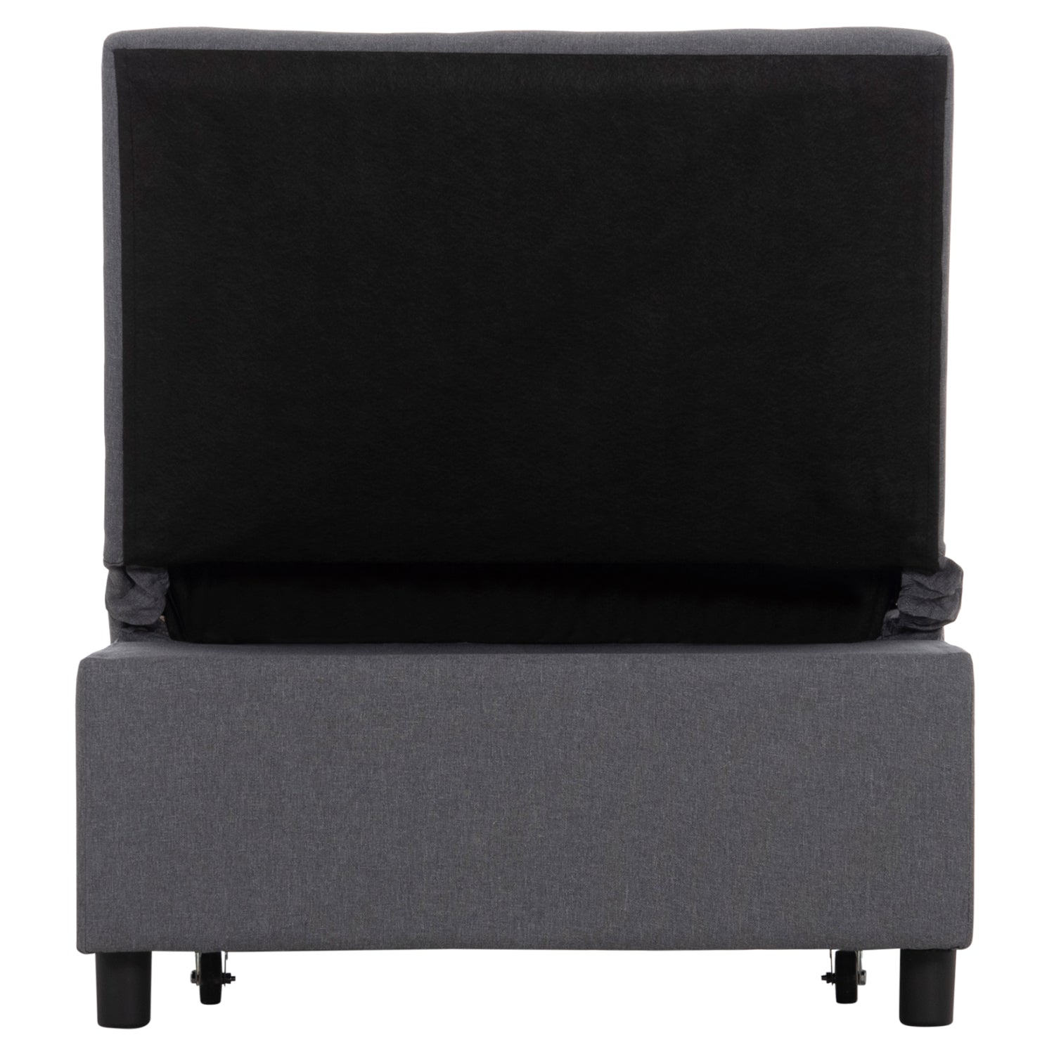 LOUNGE CHAIR-BED LIBRE HM3295.01 GREY FABRIC 75x106x87Hcm.