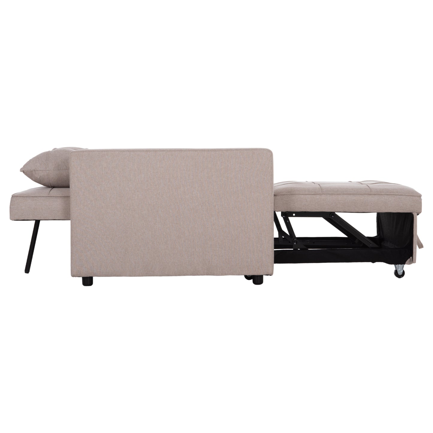 ARMCHAIR-BED MERO HM3306.03 BEIGE FABRIC 100x90x83Hcm.