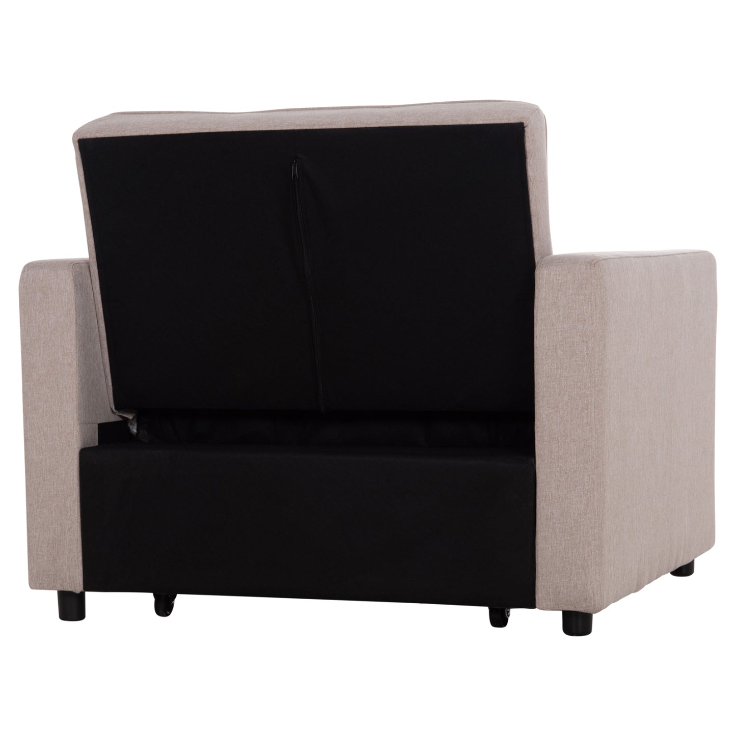 ARMCHAIR-BED MERO HM3306.03 BEIGE FABRIC 100x90x83Hcm.