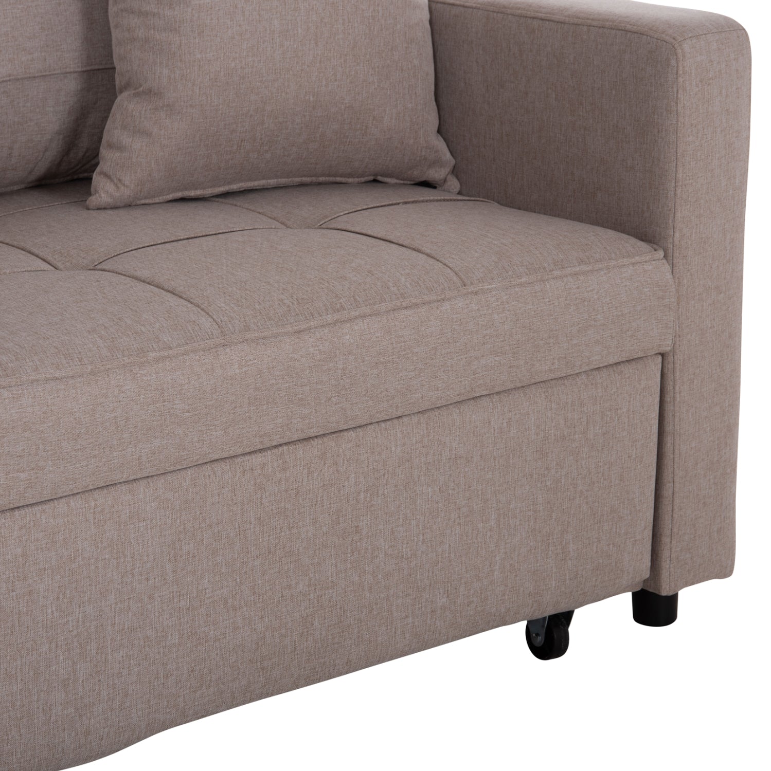 ARMCHAIR-BED MERO HM3306.03 BEIGE FABRIC 100x90x83Hcm.
