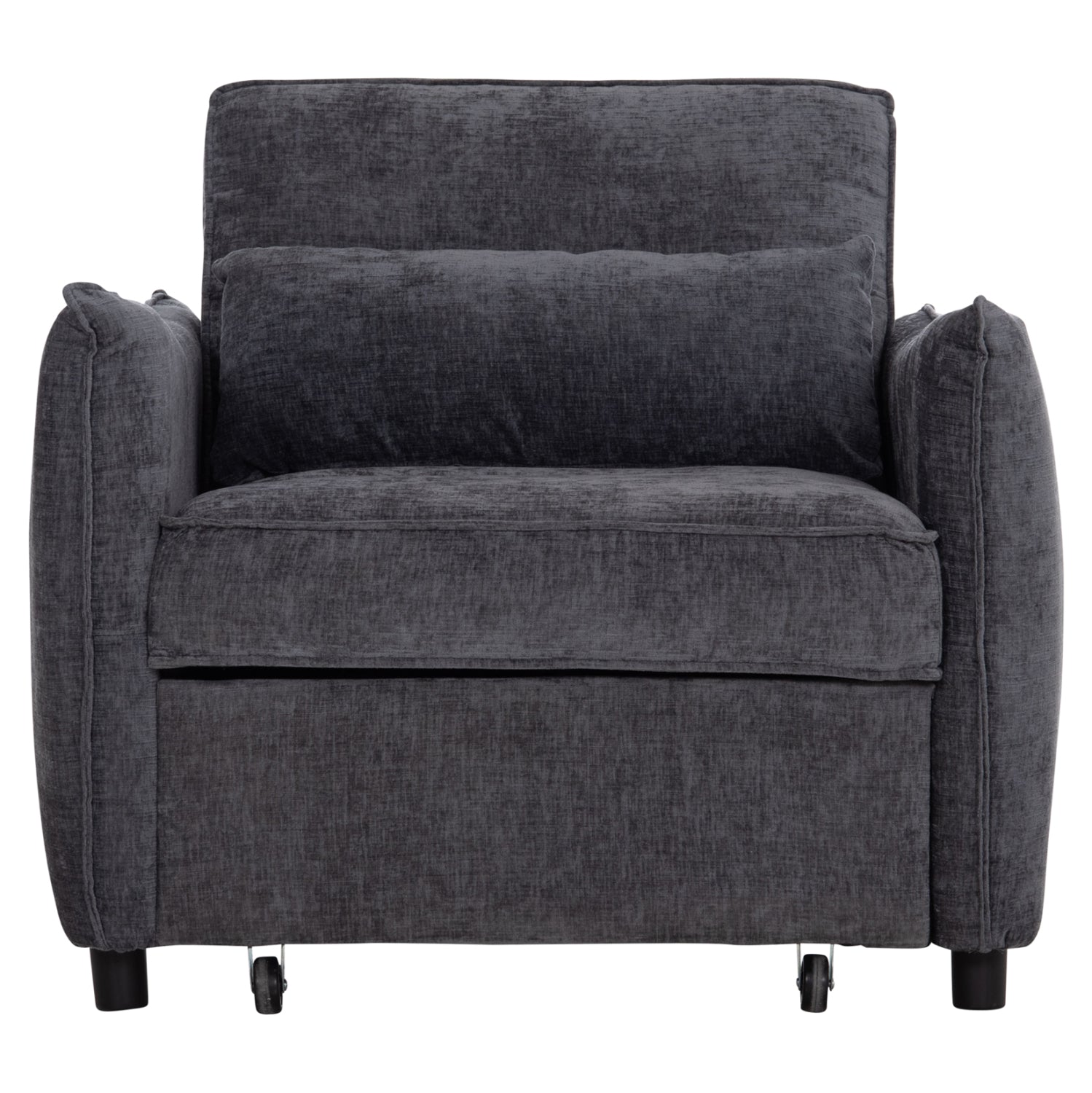 ARMCHAIR-BED ORYN HM3307.01 GREY FABRIC 85x88x78Hcm.