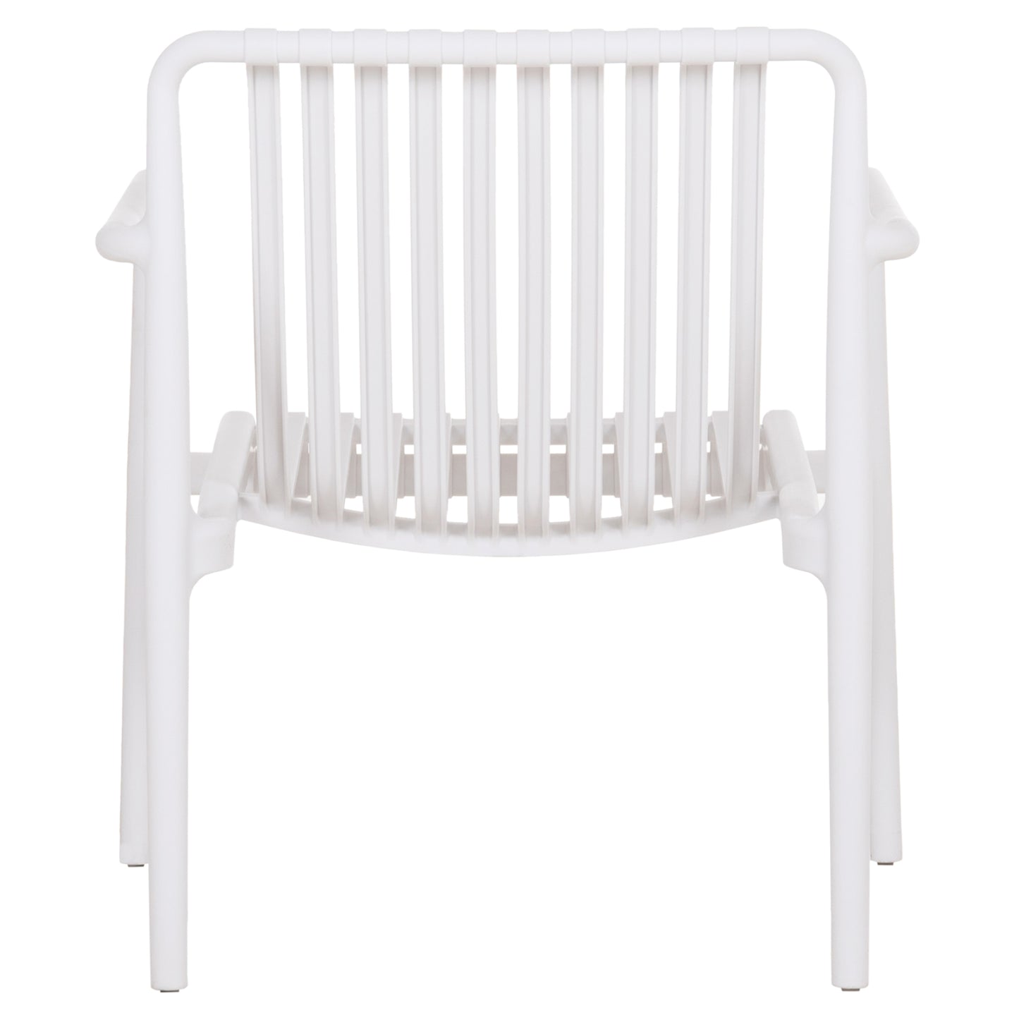 OUTDOOR LOUNGE ARMCHAIR MALEN HM6626.01 WHITE POLYPROPYLENE 67x75x75Hcm