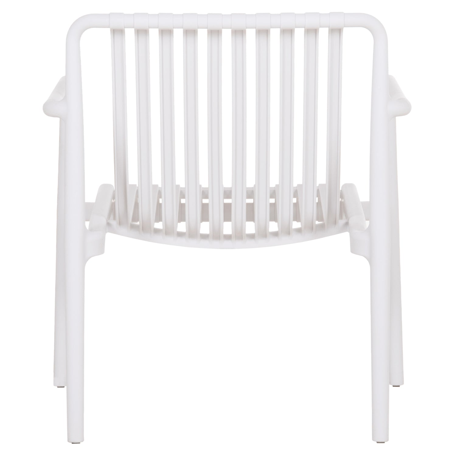 OUTDOOR LOUNGE ARMCHAIR MALEN HM6626.01 WHITE POLYPROPYLENE 67x75x75Hcm
