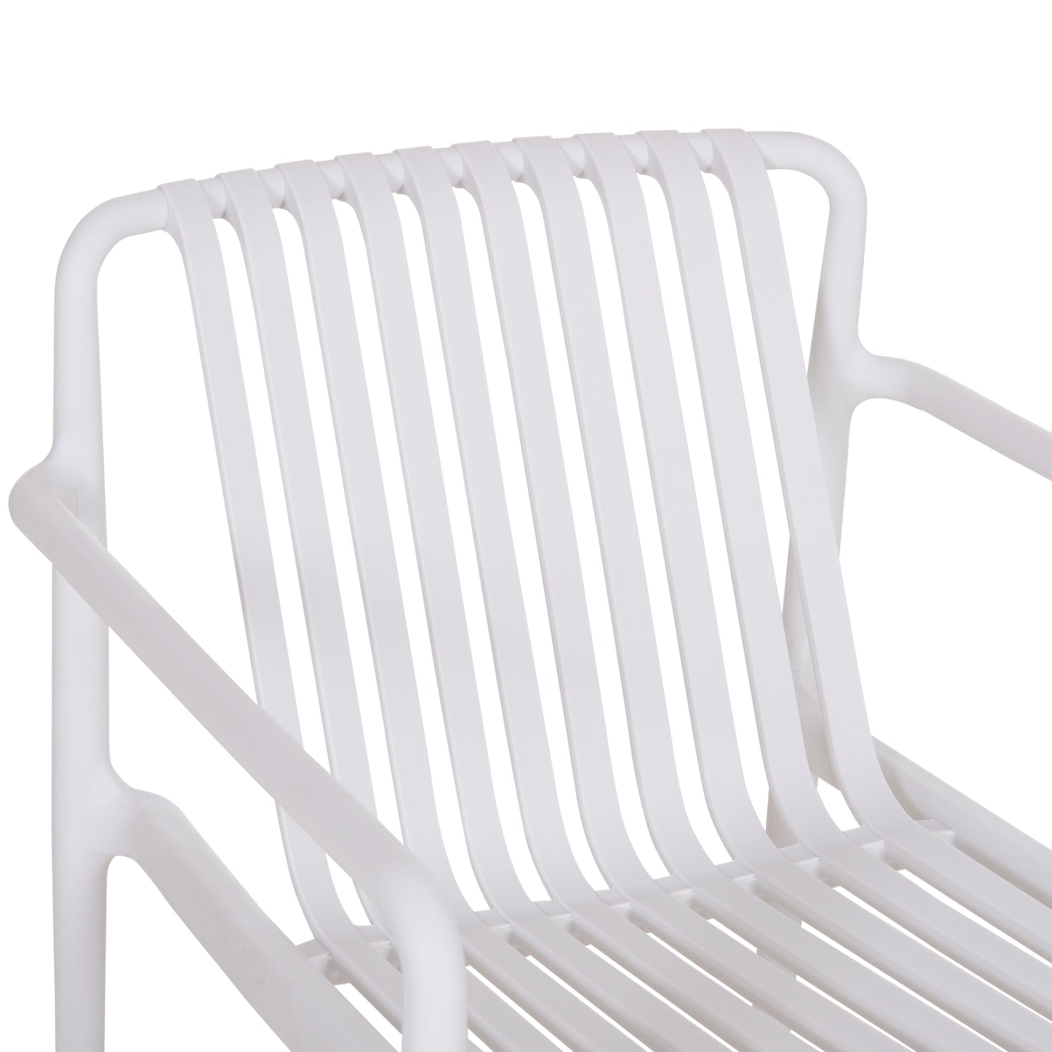 OUTDOOR LOUNGE ARMCHAIR MALEN HM6626.01 WHITE POLYPROPYLENE 67x75x75Hcm