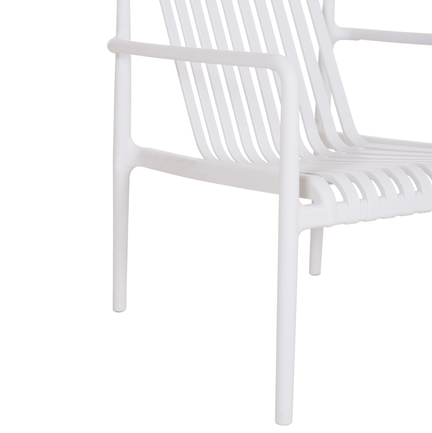 OUTDOOR LOUNGE ARMCHAIR MALEN HM6626.01 WHITE POLYPROPYLENE 67x75x75Hcm