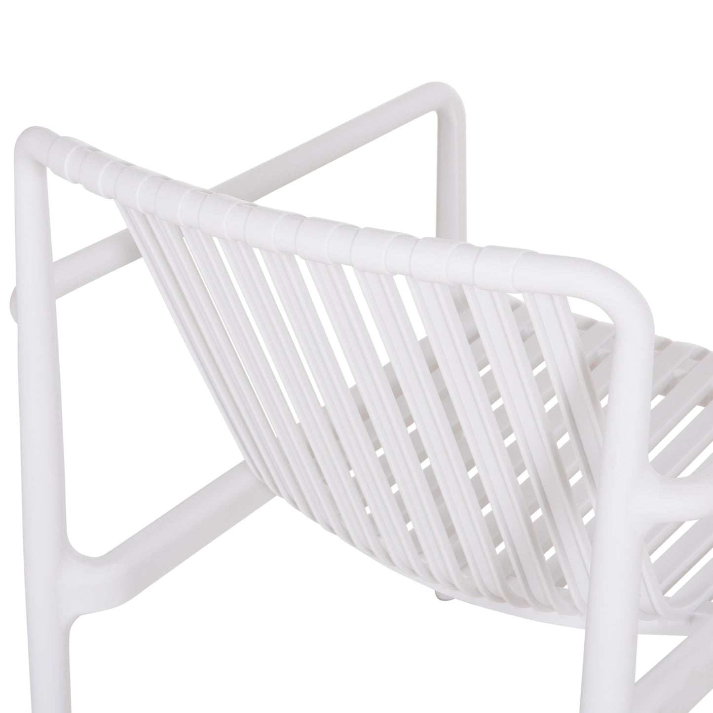OUTDOOR LOUNGE ARMCHAIR MALEN HM6626.01 WHITE POLYPROPYLENE 67x75x75Hcm