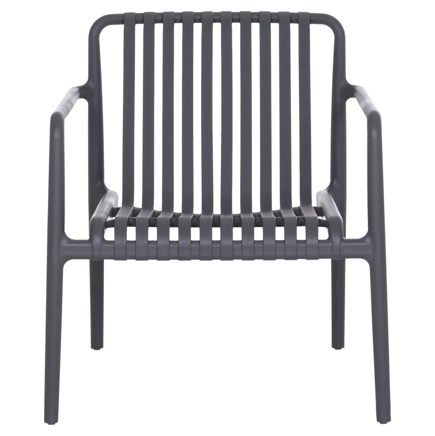 OUTDOOR LOUNGE ARMCHAIR MALEN HM6626.03 GREY POLYPROPYLENE 67x75x75Hcm