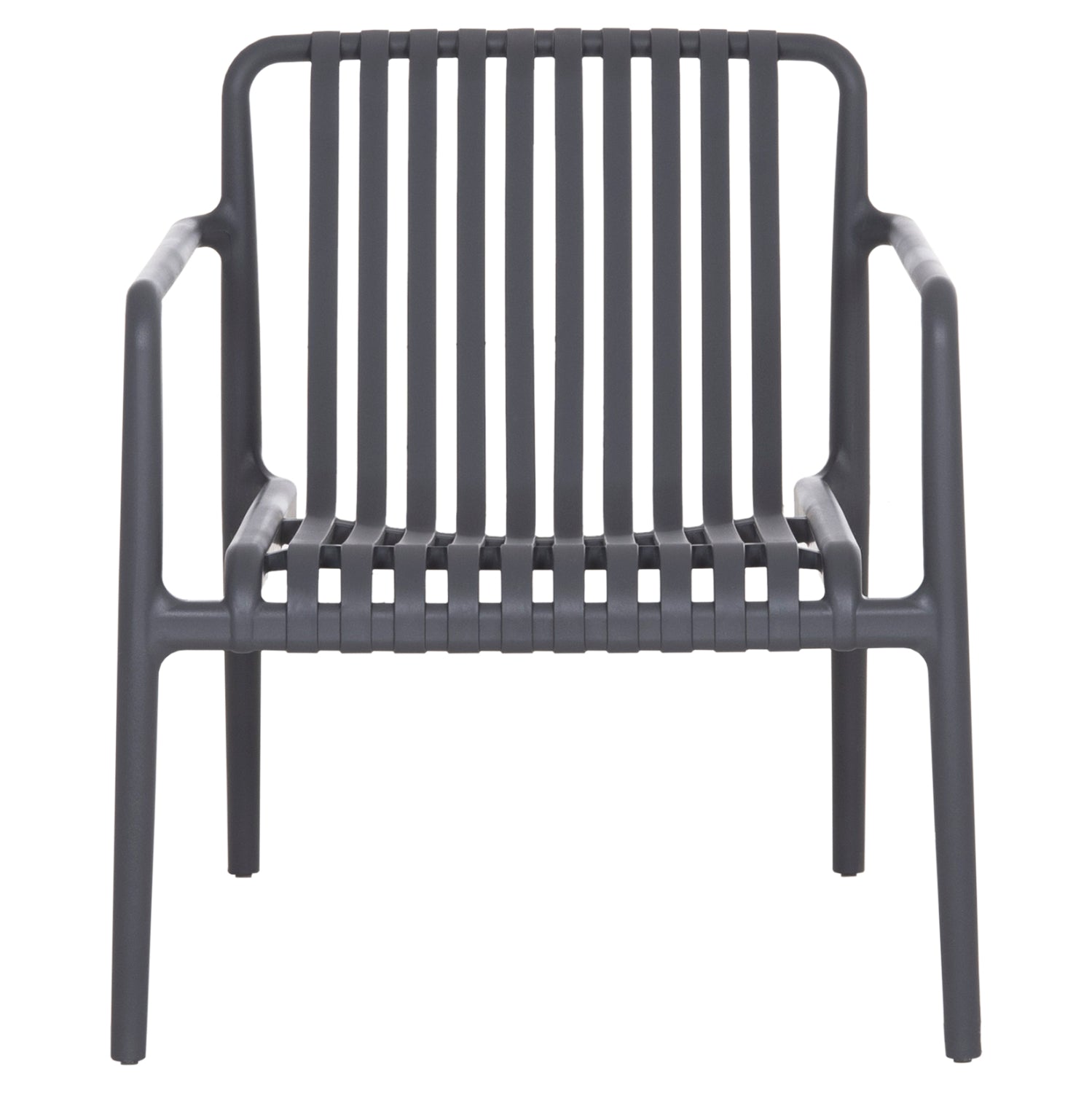 OUTDOOR LOUNGE ARMCHAIR MALEN HM6626.03 GREY POLYPROPYLENE 67x75x75Hcm