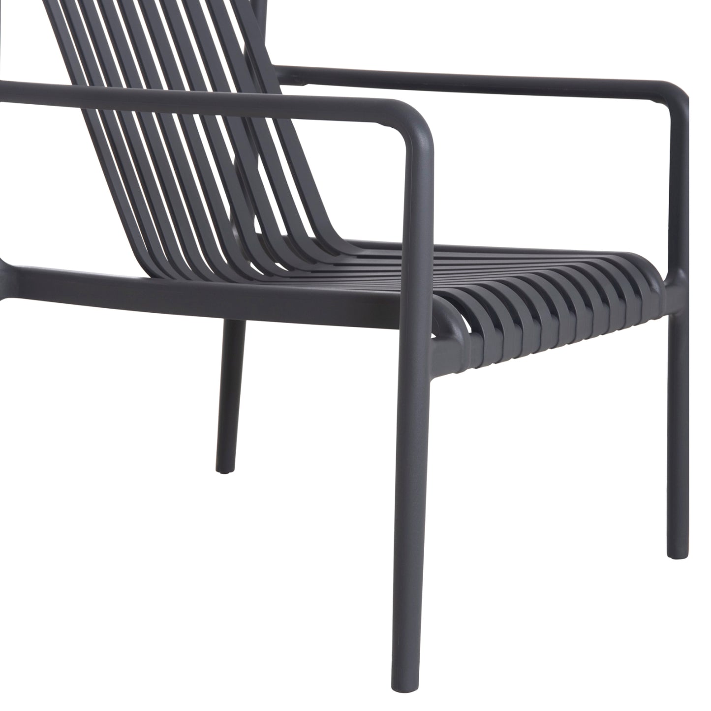 OUTDOOR LOUNGE ARMCHAIR MALEN HM6626.03 GREY POLYPROPYLENE 67x75x75Hcm