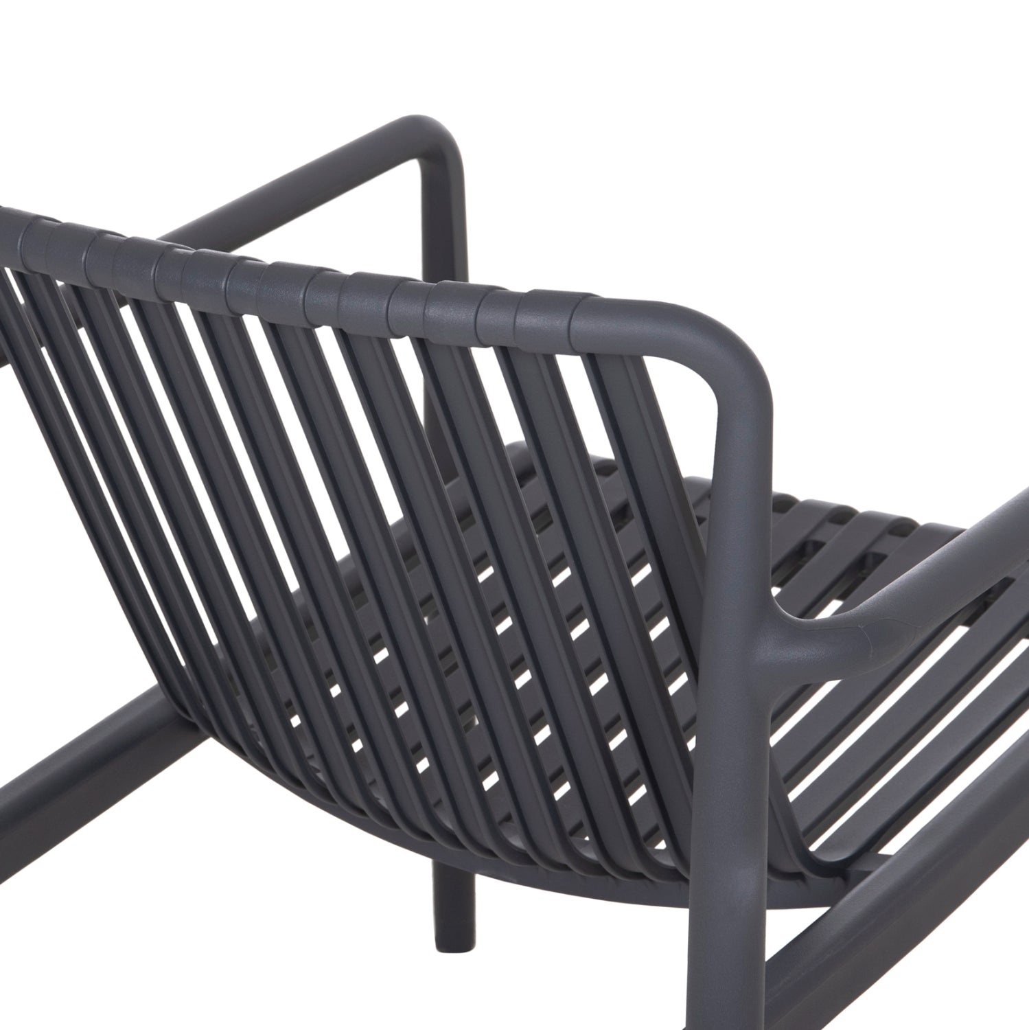 OUTDOOR LOUNGE ARMCHAIR MALEN HM6626.03 GREY POLYPROPYLENE 67x75x75Hcm
