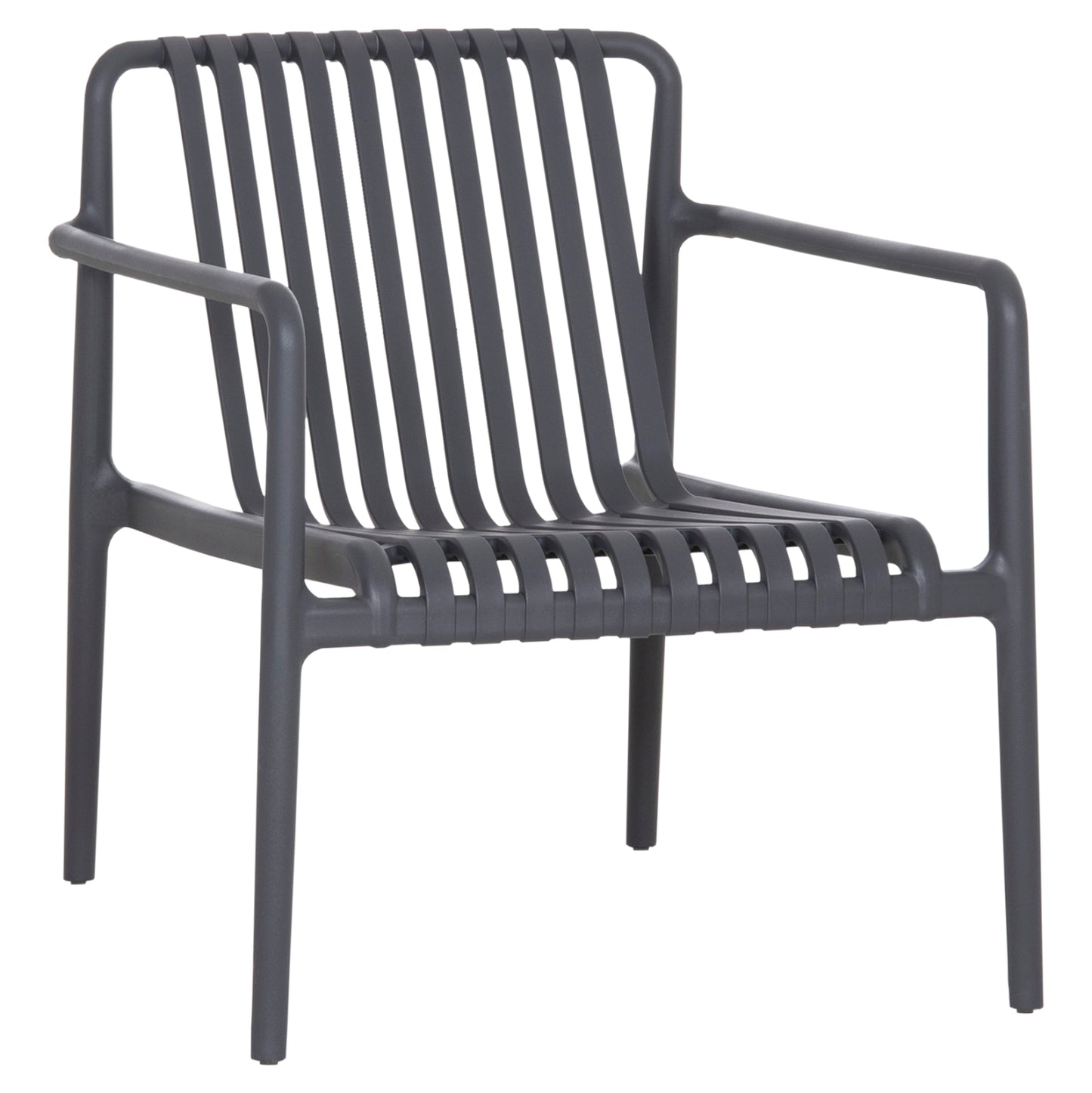 OUTDOOR LOUNGE ARMCHAIR MALEN HM6626.03 GREY POLYPROPYLENE 67x75x75Hcm