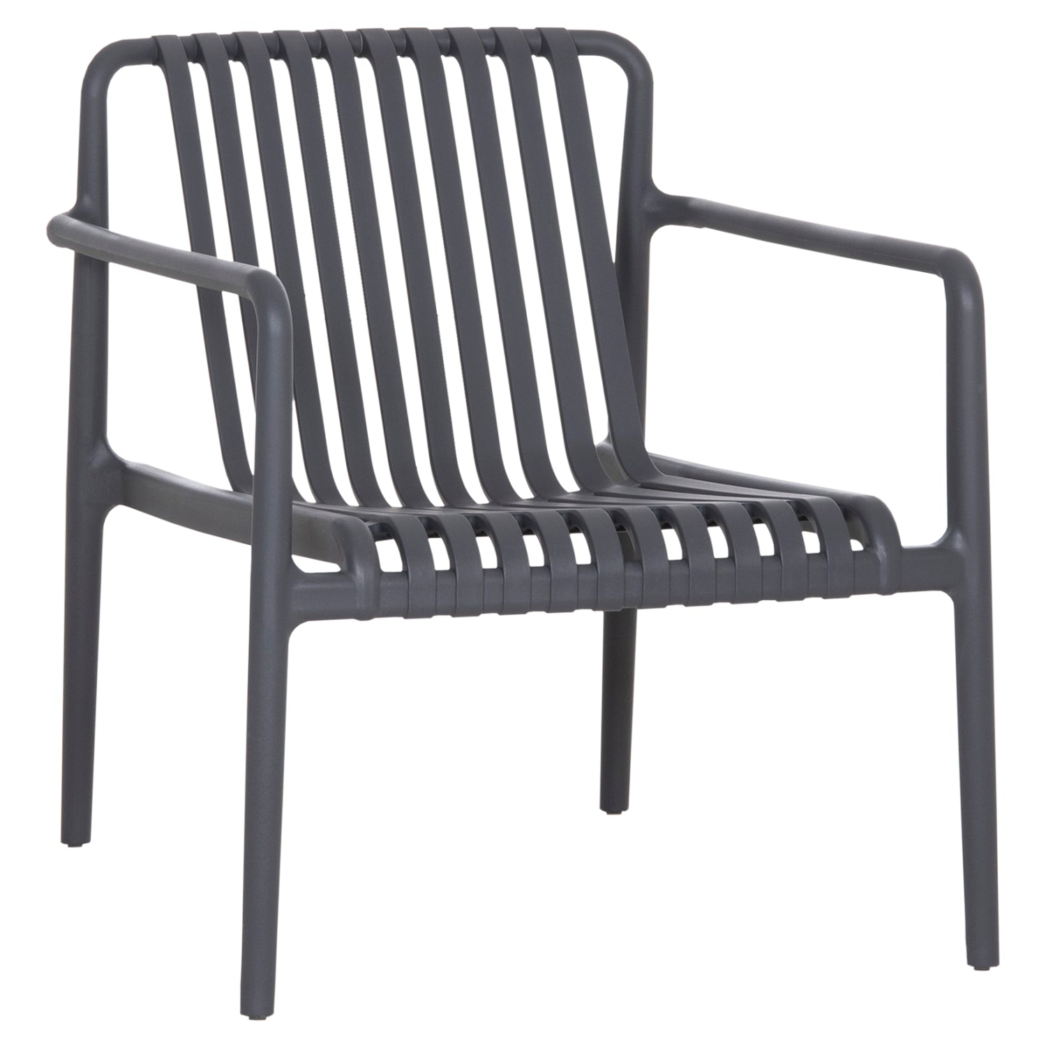 OUTDOOR LOUNGE ARMCHAIR MALEN HM6626.03 GREY POLYPROPYLENE 67x75x75Hcm