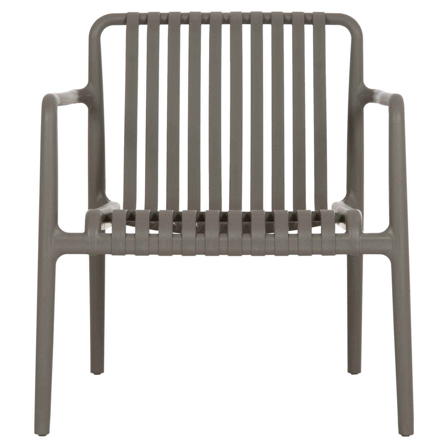 OUTDOOR LOUNGE ARMCHAIR MALEN HM6626.05 OLIVE GREEN POLYPROPYLENE 67x75x75Hcm