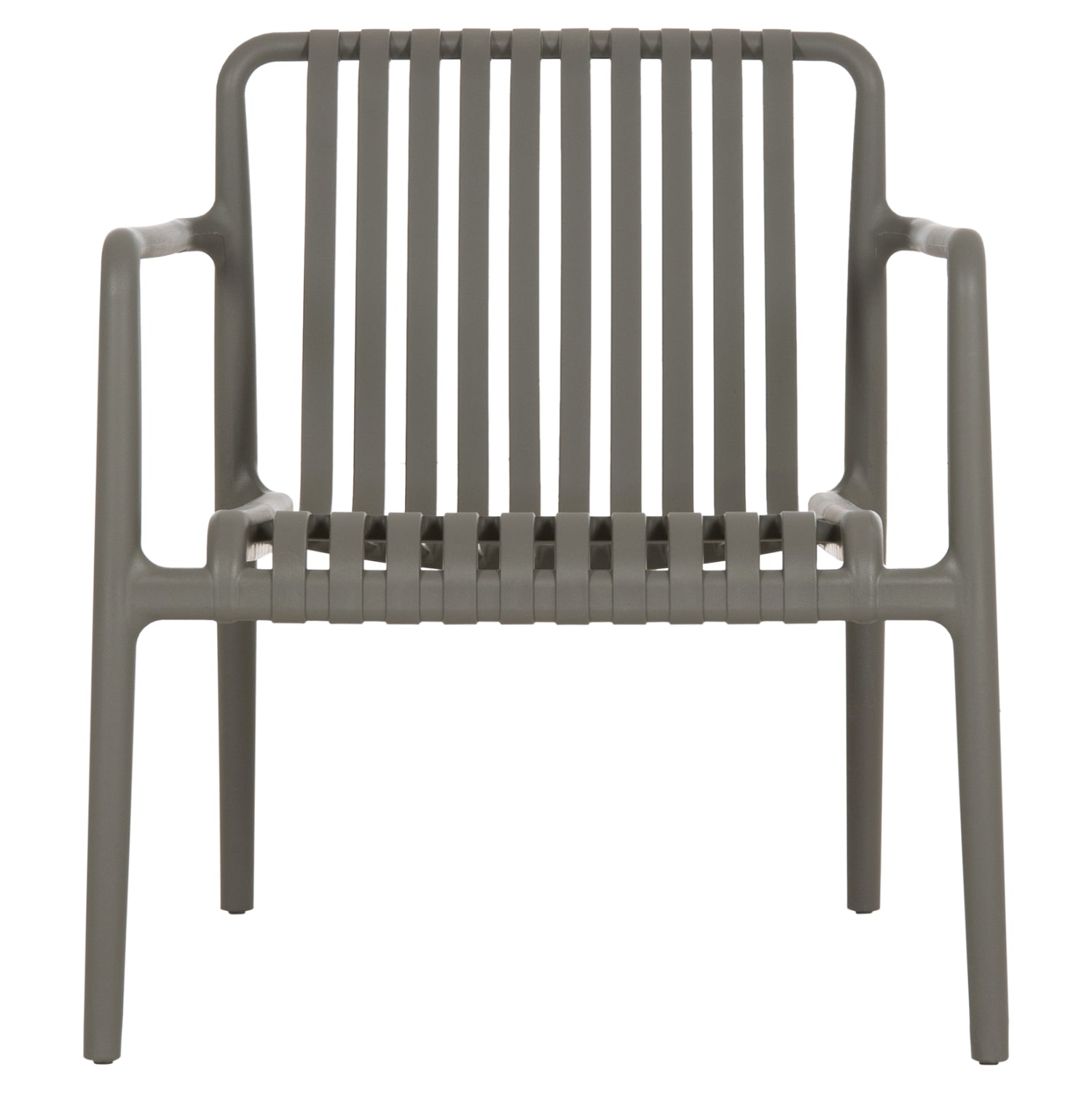 OUTDOOR LOUNGE ARMCHAIR MALEN HM6626.05 OLIVE GREEN POLYPROPYLENE 67x75x75Hcm