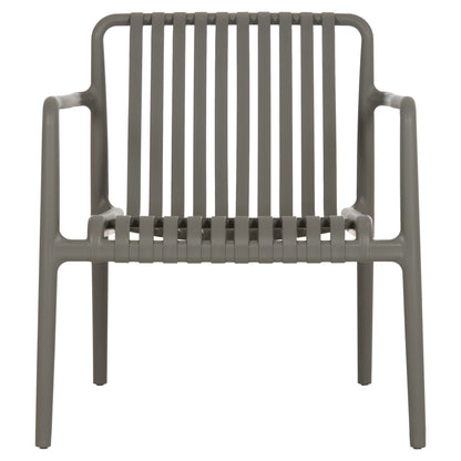 OUTDOOR LOUNGE ARMCHAIR MALEN HM6626.05 OLIVE GREEN POLYPROPYLENE 67x75x75Hcm