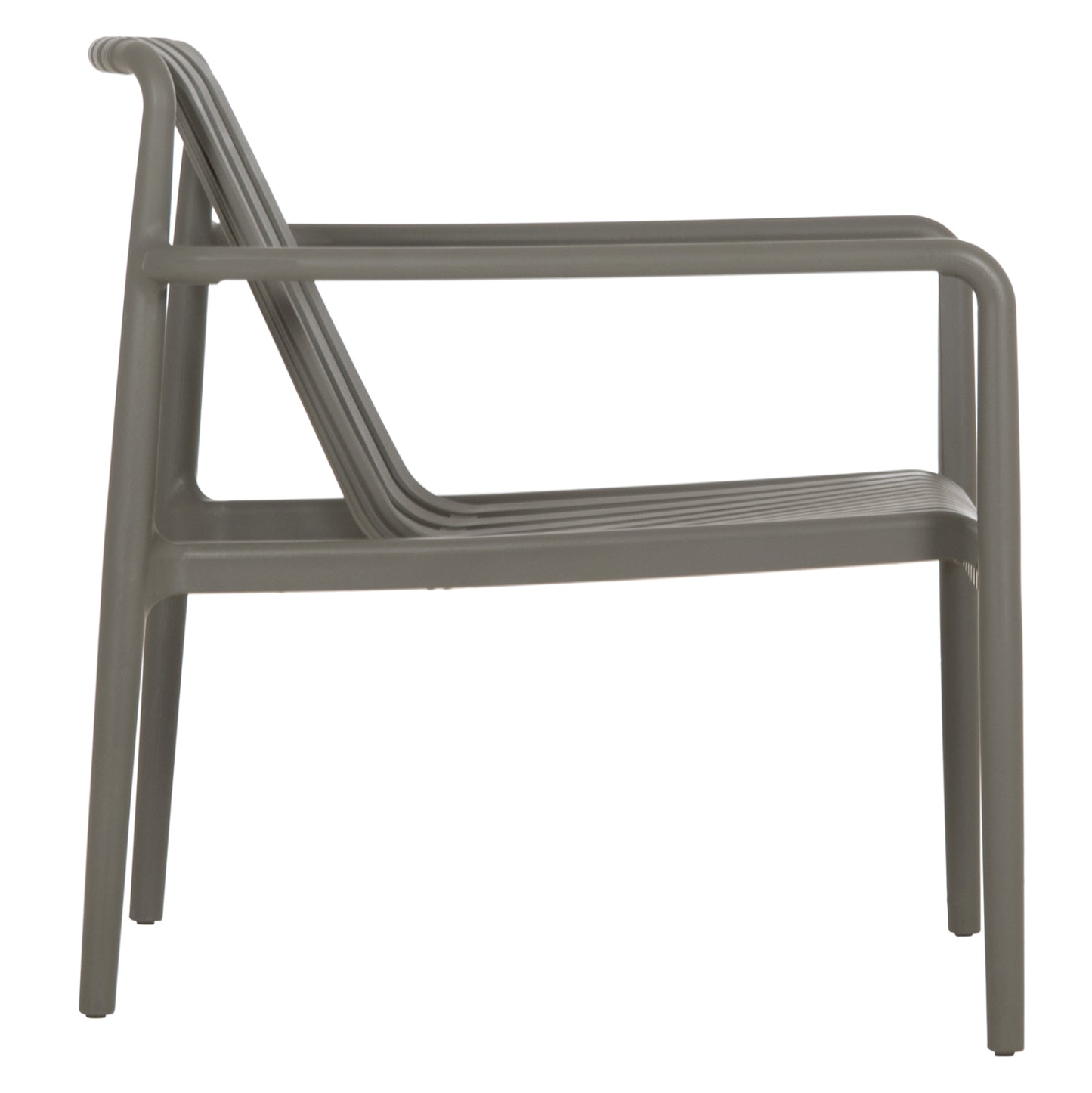 OUTDOOR LOUNGE ARMCHAIR MALEN HM6626.05 OLIVE GREEN POLYPROPYLENE 67x75x75Hcm