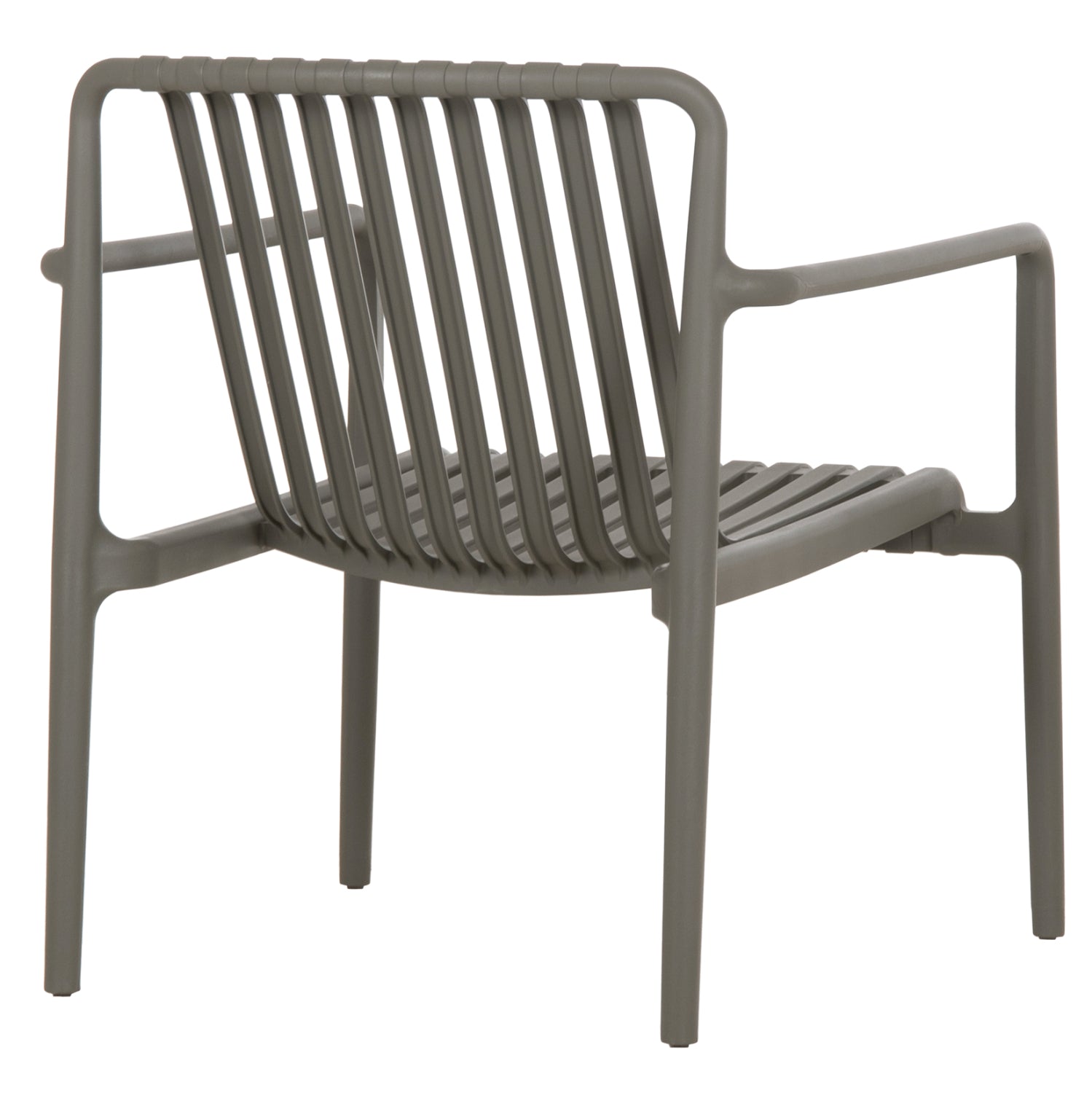 OUTDOOR LOUNGE ARMCHAIR MALEN HM6626.05 OLIVE GREEN POLYPROPYLENE 67x75x75Hcm