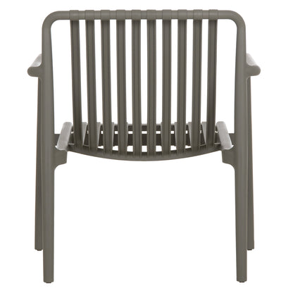 OUTDOOR LOUNGE ARMCHAIR MALEN HM6626.05 OLIVE GREEN POLYPROPYLENE 67x75x75Hcm